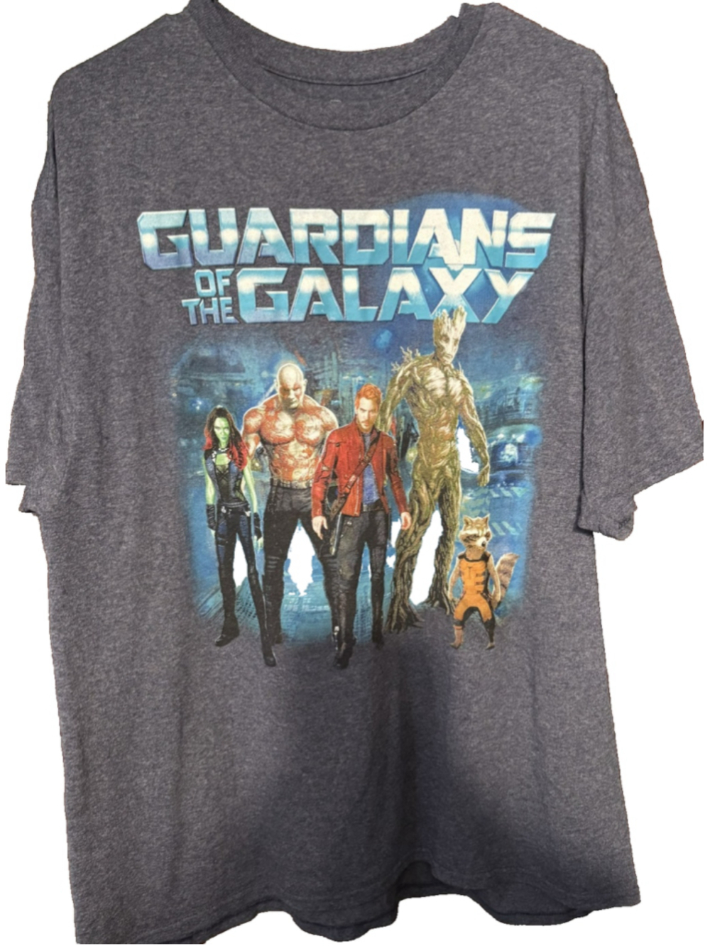 Guardians of the Galaxy Marvel S/S Tee shirt Mens Sz XL Blue